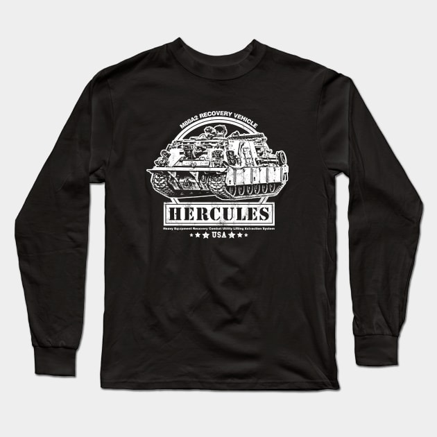 M88 Hercules Armoured Recovery Vehicle Long Sleeve T-Shirt by rycotokyo81